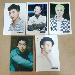 การ์ด Bigbang G-Dragon ได้ทั้งชุด