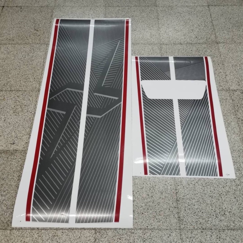 ติ๊กเกอร์งานสกรีน X-SERIES SPEED ตัวเตี้ย สำหรับติดฝากระโปรงหน้าและฝากระโปรงท้าย ISUZU X-SERIES  ปี2