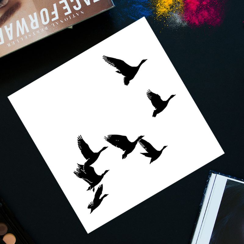 Blala Fly Bird Silicone Transparent Stamp Background Clear Stamps DIY ...