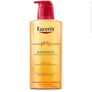 Eucerin pH5 skin protection shower oil 400 มล. สูตรสำเร็จผิวแห้ง