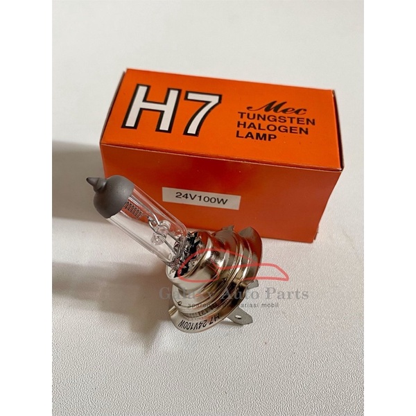 H7 24v 100w หลอดฮาโลเจน