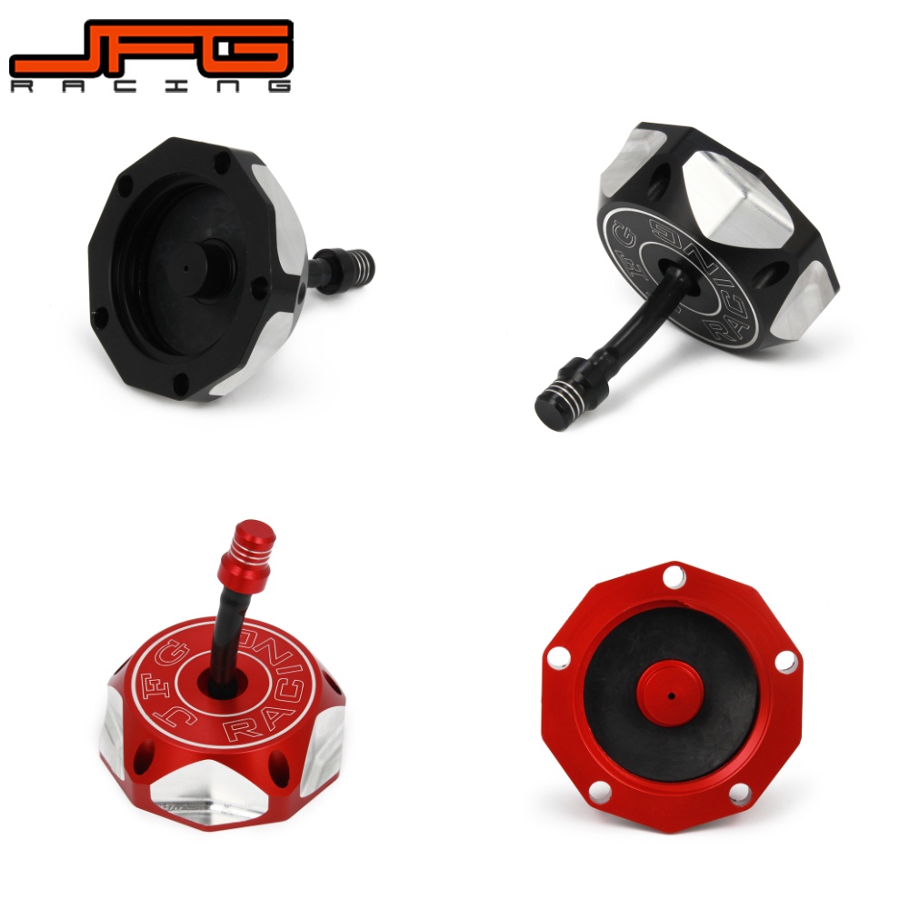 JFG RACING ฝาถังน้ำมัน For CR250R CR125R CRF230F CR85R อุปกรณ์ตกแต่งรถจักรยานยนต์