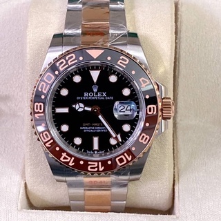 นาฬิกา ROLEX GMT master ll top Swiss โรงงาน Ew ใส่สลับแท้