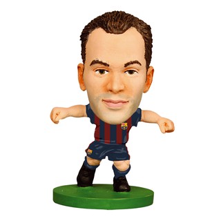 โมเดลนักฟุตบอล SoccerStarz ลิขสิทธิ์แท้จากสโมสร Barcelona - Andres Iniesta 2018