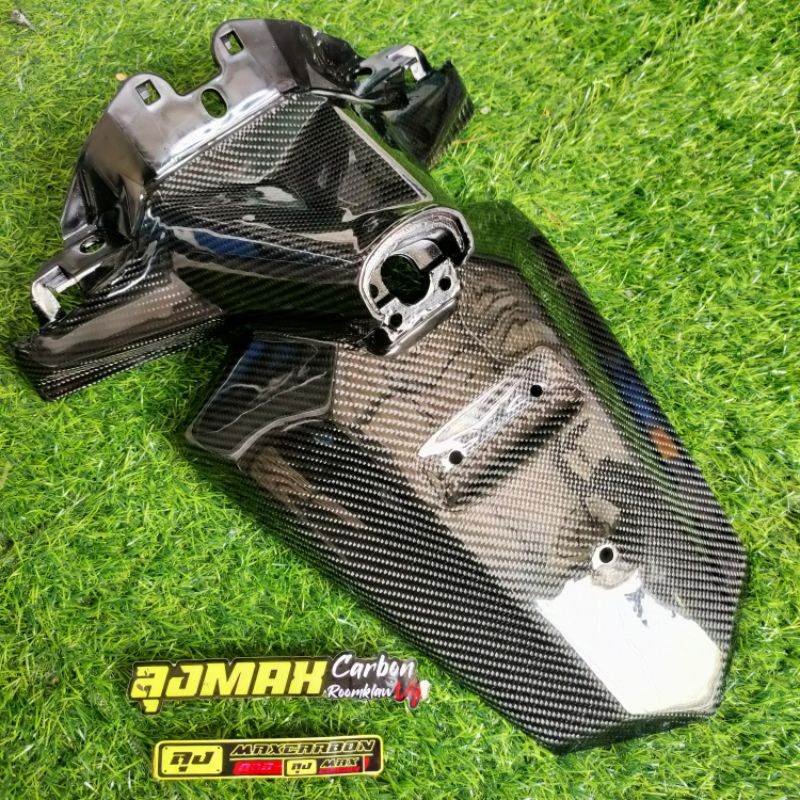 คาร์บอน แท้ บังโคลนหลัง x max 17-22 ลุงแม็กคาร์บอน.