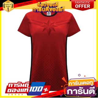 🔥NEW Best!! SPORT x MARVEL เสื้อคอกลมผู้หญฺิง T-SHIRT (CAPTAIN MARVEL) 12T250 ✨ฮิตสุด✨