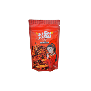 พริกทอดแม่อีพิม 8 รสชาติ พริกทอดแม่อิพิม 100 กรัม ส่งฟรี / "Mae E Pim" Crispy Fried Chilli Original Flavoured