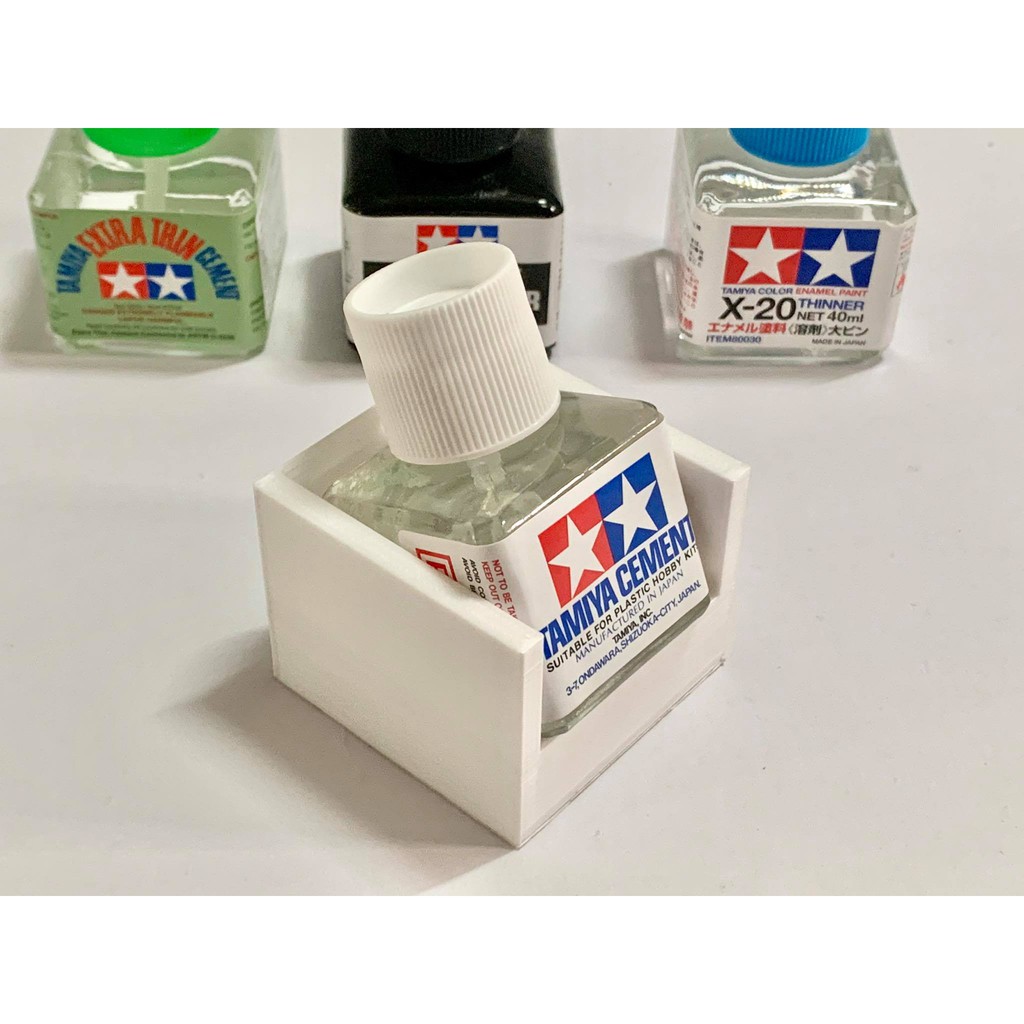 แท่น วางขวดเอียง สำหรับ กาว และ Panal line ทามิยา ( GLUE STAND FOR TAMIYA )