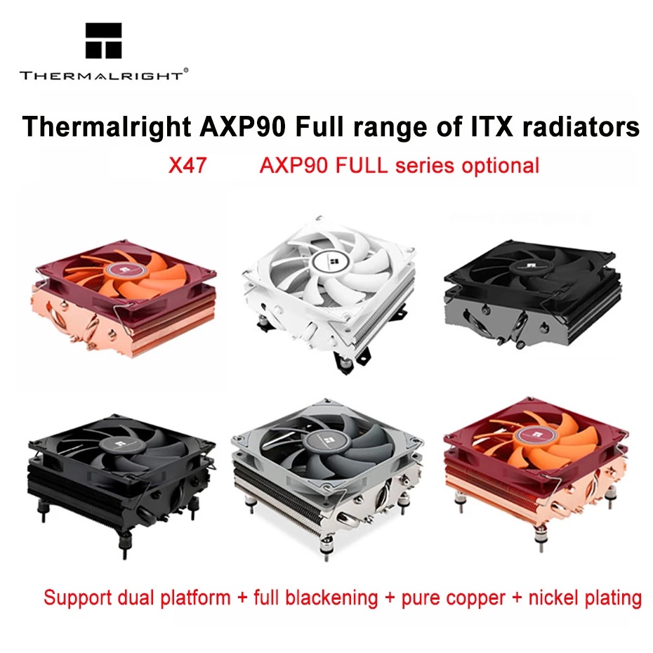 Thermalright AXP90-X47 Dissipatore CPU - Basso Profilo, 47 Mm, 4 Heat Tubes, Ventola PWM - Foto 11