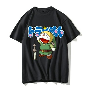 [มีสินค้า] [ค่ส่งฟร] ｛Cod｝เสื้อยืดคอกลมแขนสั้นผู้ชายผ้าฝ้าย 100% Doraemon X The Legend of Zelda -Link พิมพ์ลายการ์ตูน
เสื้อยืดแนวสตรีทฮิปฮอป