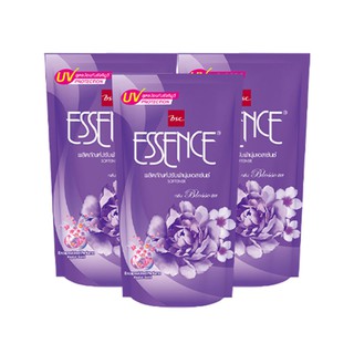 Essence เอสเซ้นซ์ ยูวี ผลิตภัณฑ์ปรับผ้านุ่ม กลิ่นบลอสซั่ม  600 มล. แพ็ค 3 ถุง