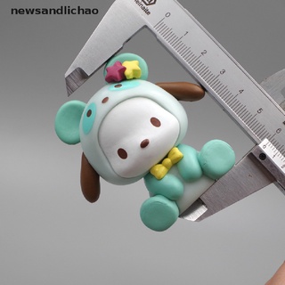 Newsandlichao ฟิกเกอร์การ์ตูนอนิเมะ My Melody Kuromi KT Cat Pochacco สําหรับตกแต่งเค้กวันเกิด DIY