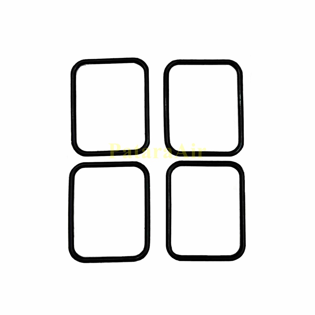 โอริง 10P ฝาประกับคอมแอร์ 4 เหลี่ยม แบบสั้น (แพคละ4เส้น) ลูกยางโอริง 10P13C 10P15C ยาง oring O ring 