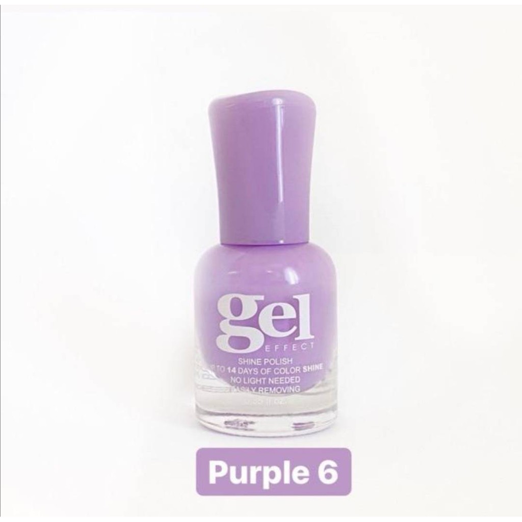 ยาทาเล็บกึ่งเจล ยาทาเล็บเจล​ ยาทาเล็บ​ Gel Effect  ยาทาเล็บไม่ต้องอบ​ สีชัด ดุจสีเจล แห้งไว 💅 - รูปที่ 2