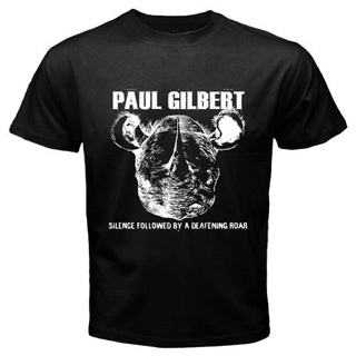 เสื้อยืดโอเวอร์ไซส์ขายดี เสื้อยืดลําลอง แขนสั้น พิมพ์ลายโลโก้ MR BIG Paul Gilbert Album สีดํา สําหรับผู้ชาย 3 DKcjbd34JA