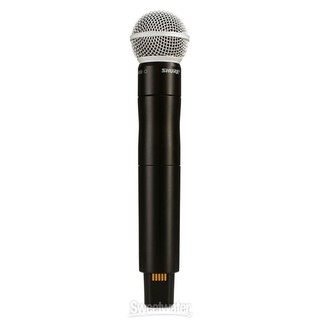 SHURE AD2/SM58=-P55 ไมโครโฟนไร้สายแบบมือถือ การปรับจูนที่กว้างถึง ย่านความถี่ 694-703 MHz และ 748-758 (ไม่มีเครื่องรับ)