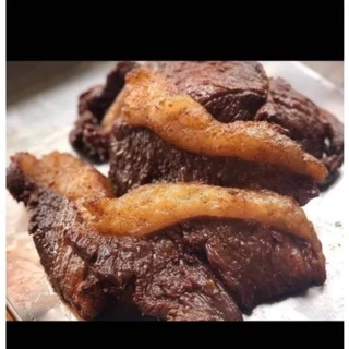 เนื้อแผ่นมันติดขอบแดดเดียว By : เนื้อโคขุนแดดเดียว (400G.)