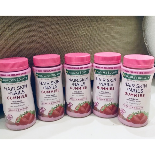 Nature's Bounty Extra Strength Hair, Skin and Nails gummie