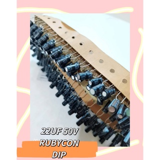 22UF 50V RUBYCON DIP