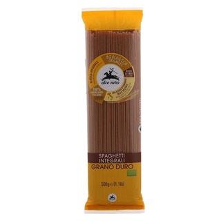 อัลเซเนโร เส้นสปาเกตตี้โฮลวีตออแกนิก Alce Nero Organic Whole Wheat Spaghetti 500g.