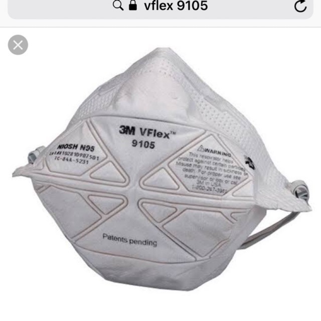 หน้ากากอนามัย 3 เอ็ม 9105 VFLEX N95