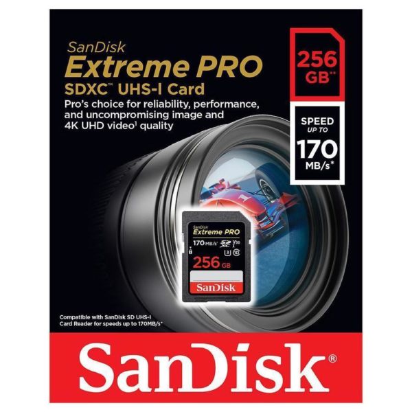 SanDisk 256GB Extreme PRO SDXC R170/W90