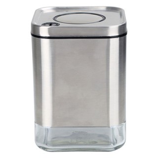 ขวดโหลแก้วเหลี่ยม ฝากด POP UP 0.5 ลิตร  GLASS CANISTER POP UP 0.5L