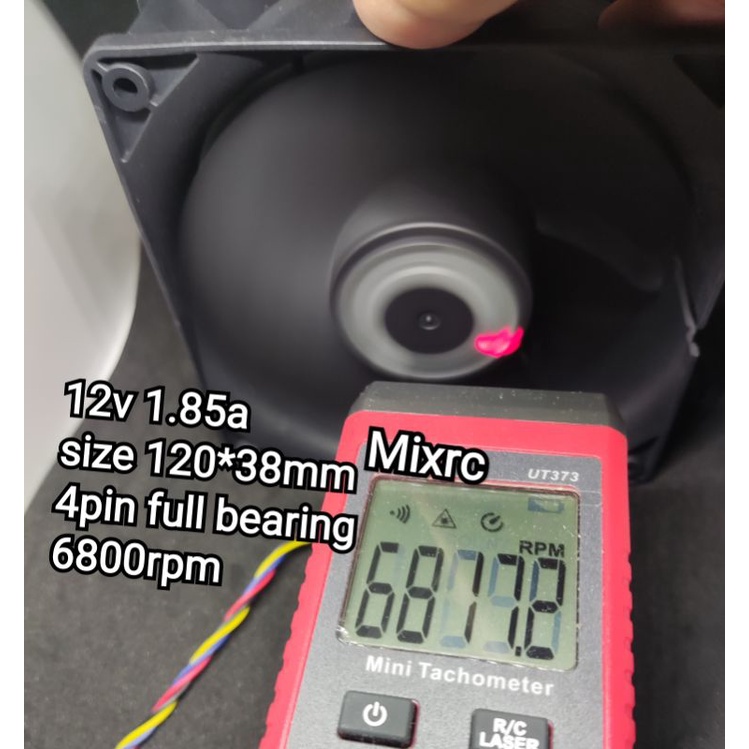 ﹍✗♙🇹🇭พร้อมส่ง(ของใหม่)​ พัดลม asic miner S9/L3+/D3/E9/T9 ขนาด12cm 2.7a 6000rpm พร้อมส่ง