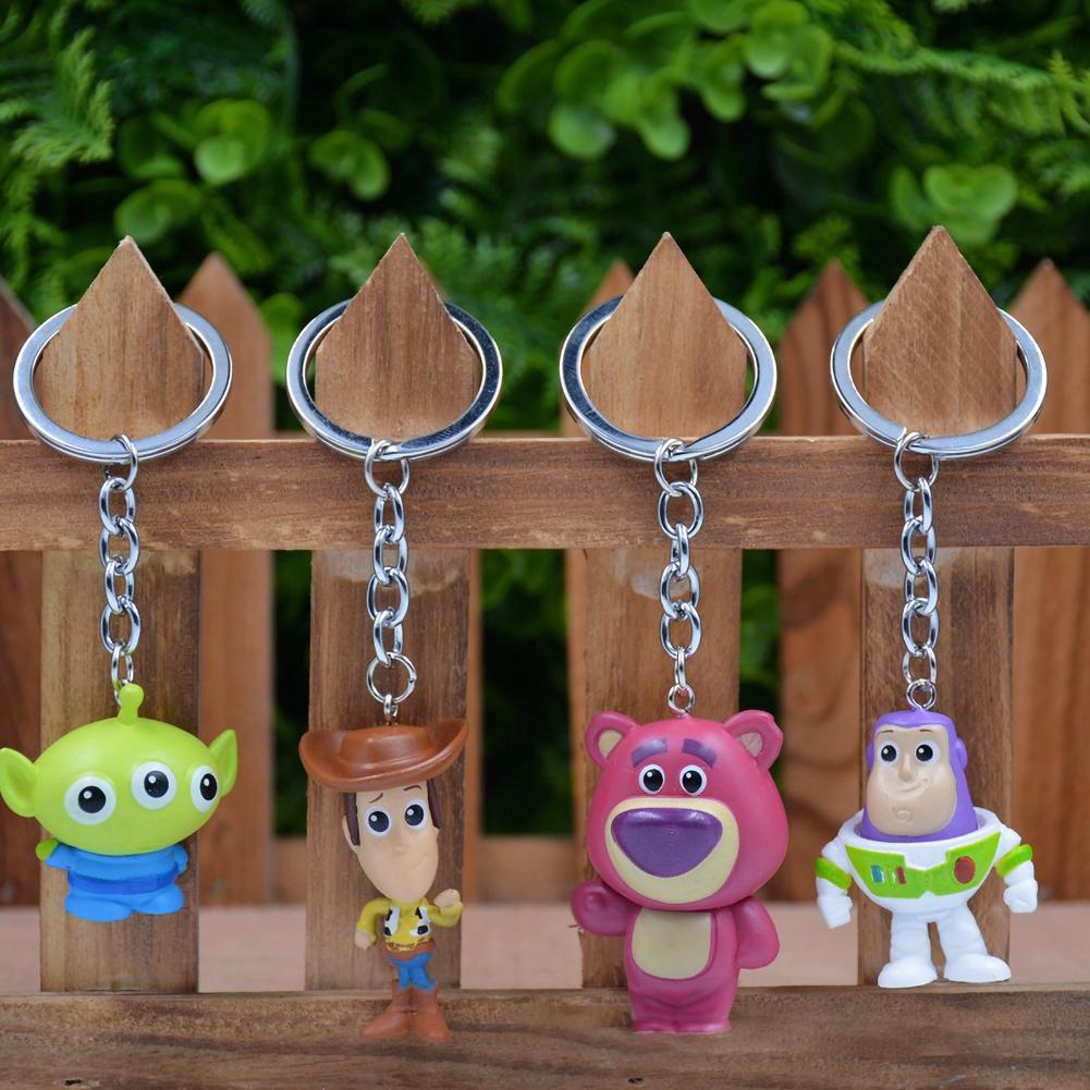 Toy Story พวงกุญแจ Woody Buzz Lightyear พวงกุญแจรูปตุ๊กตา