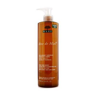 NUXE Reve De Miel Face &amp; Body Ultra-Rich Cleansing Gel (Dry &amp; Sensitive Skin) Size: 400ml/13.5oz