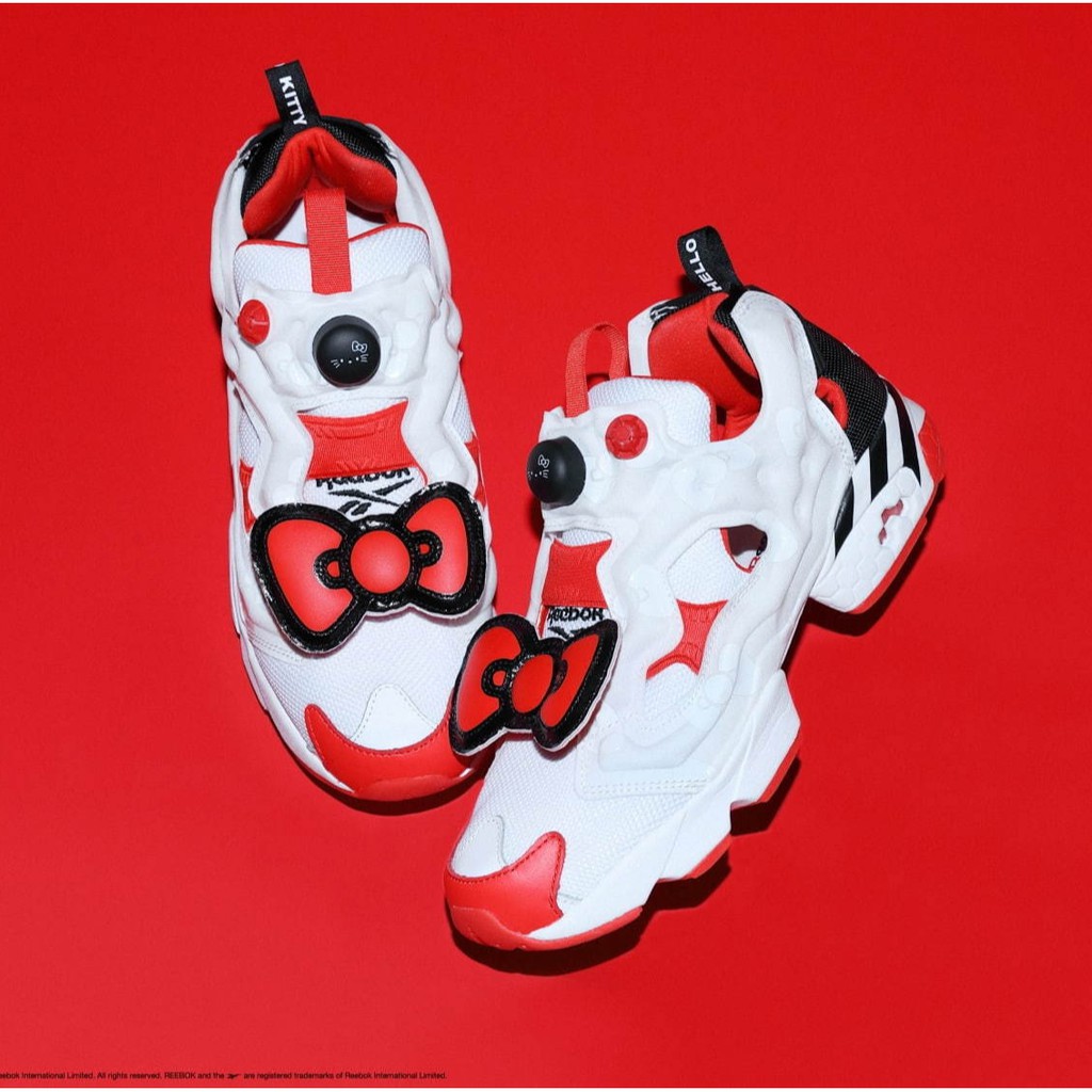 รองเท้าลำลอง Reebok INSTAPUMP FURY  X SANRIO 'Hello Kitty' [ลิชสิทธิ์แท้ Reebok Thailand][รหัส : EH2798 ]