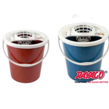 RAYACO V4000-1-4 Gallon V5000-1-5 Gallon Mop Pail พร้อมฝาครอบ Baldi Plastik / Tong Mop / Baldi Mop 4