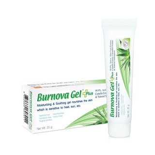 (แท้) Burnova Gel Plus เบอร์นโนว่า เจล พลัส เจลว่านหางจระเข้ บำรุงผิวหน้า ที่อ่อนแอ