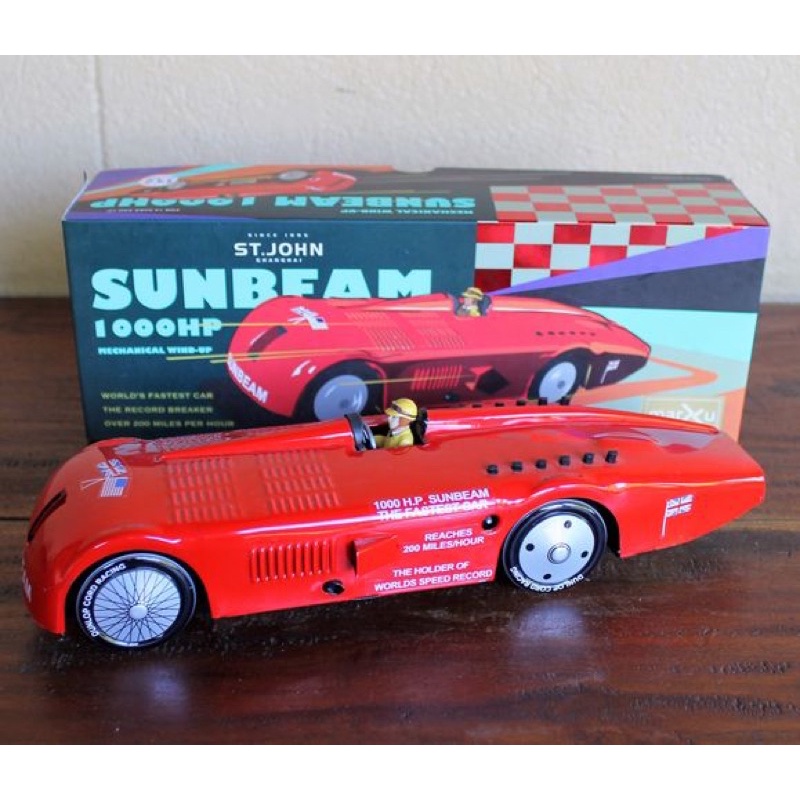 Kentoyshop (พร้อมส่ง)ของเล่นสังกะสี ST John Vintage Sunbeam 1000HP ผลิตเซี่ยง