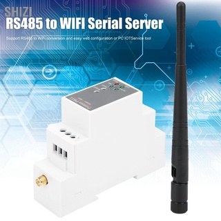 ShiZi Rs485 To Wifi อีเธอร์เน็ตเซิร์ฟเวอร์รางเมาท์สําหรับ Mbed System Dc 9-50V 10W