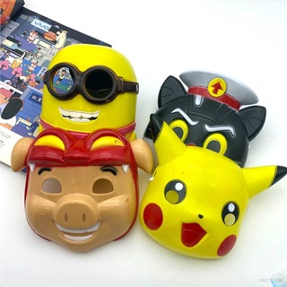 Yb2 หน้ากากฟิล์ม ลายการ์ตูนปิกาจู อุลตร้าแมน Peppa Pig Minions น่ารัก สําหรับการแสดงบนเวที