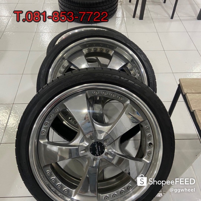 ขายล้อแท้W work พร้อมยาง สภาพดี ล้อแท้ สวยมากทั้งชุด