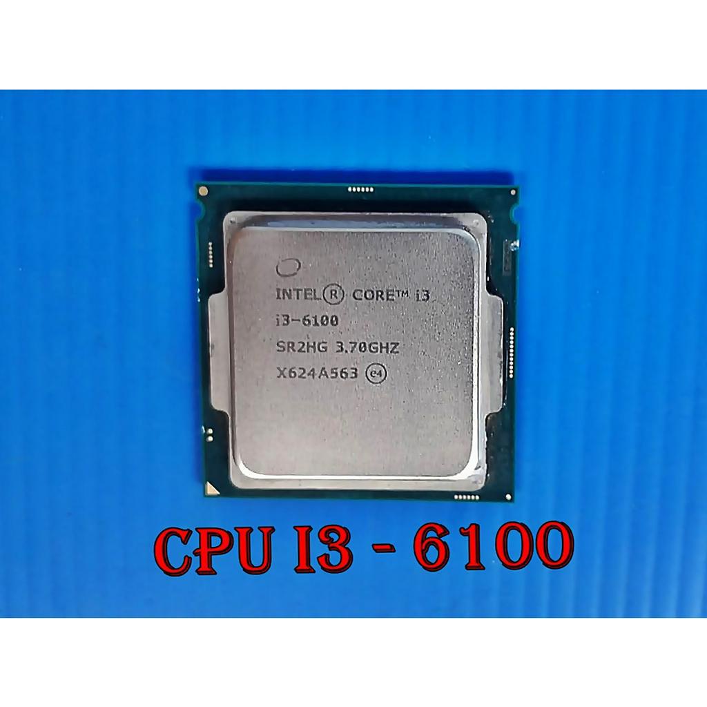 CPU ( ซีพียู ) INTEL CORE i3 6100 3.7 GHz ( LGA 1151 ) สินค้ามือสองสภาพดี รับประกัน 1 เดือน