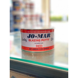 JO-MAR Glazing Putty โจมาร์ สีโป้วแห้งเร็ว สีแดง ขนาด 1 กิโลกรัม