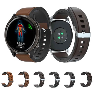 สายนาฬิกาข้อมือสายหนัง 22 มม. สําหรับ Garmin Venu 2/Vivoactive 4/Forerunner 745