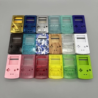 อะไหล่เคสเกมคอนโซล GBC คุณภาพสูง พร้อมกระจกด้านหน้า แบบเปลี่ยน สําหรับ Gameboy COLOR