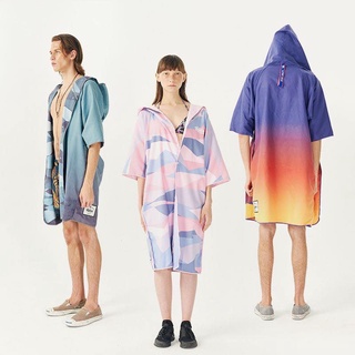 เสื้อคลุม ไมโครไฟเบอร์ ใส่ได้ 2 ด้าน - Poncho, Wildkids