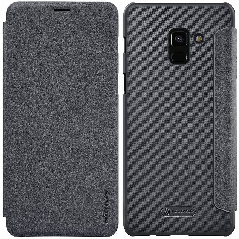 Nillkin เคส Samsung Galaxy A8 2018 แท้% เคสฝาพับ Nillkin Sparkle Leather #8