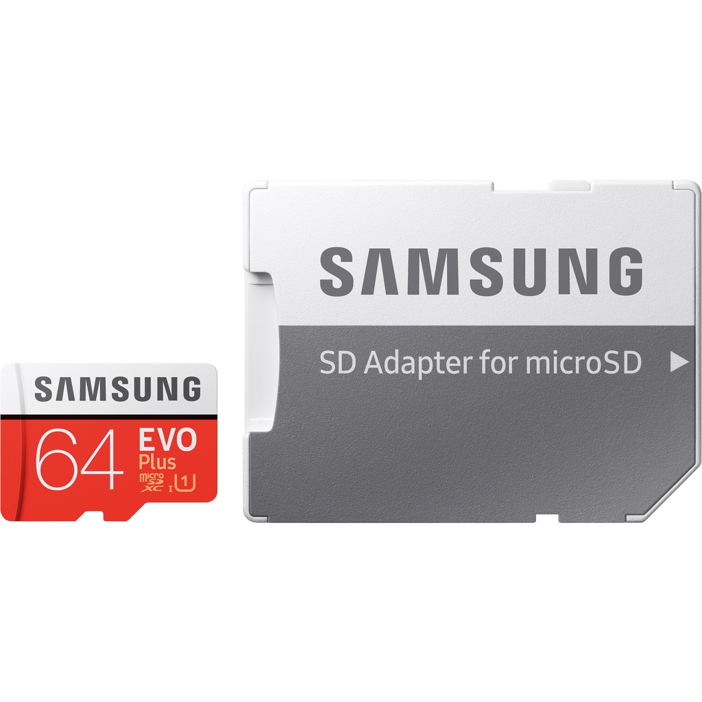 Micro SD 64GB SAMSUNG EVO PLUS (100MB/s,)