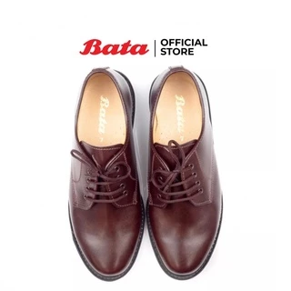 *Best Seller* Bata MEN'S DRESS รองเท้าลำลอง นักศึกษาชาย CAMPUS แบบเชือก สีน้ำตาลเข้ม รหัส 8214780