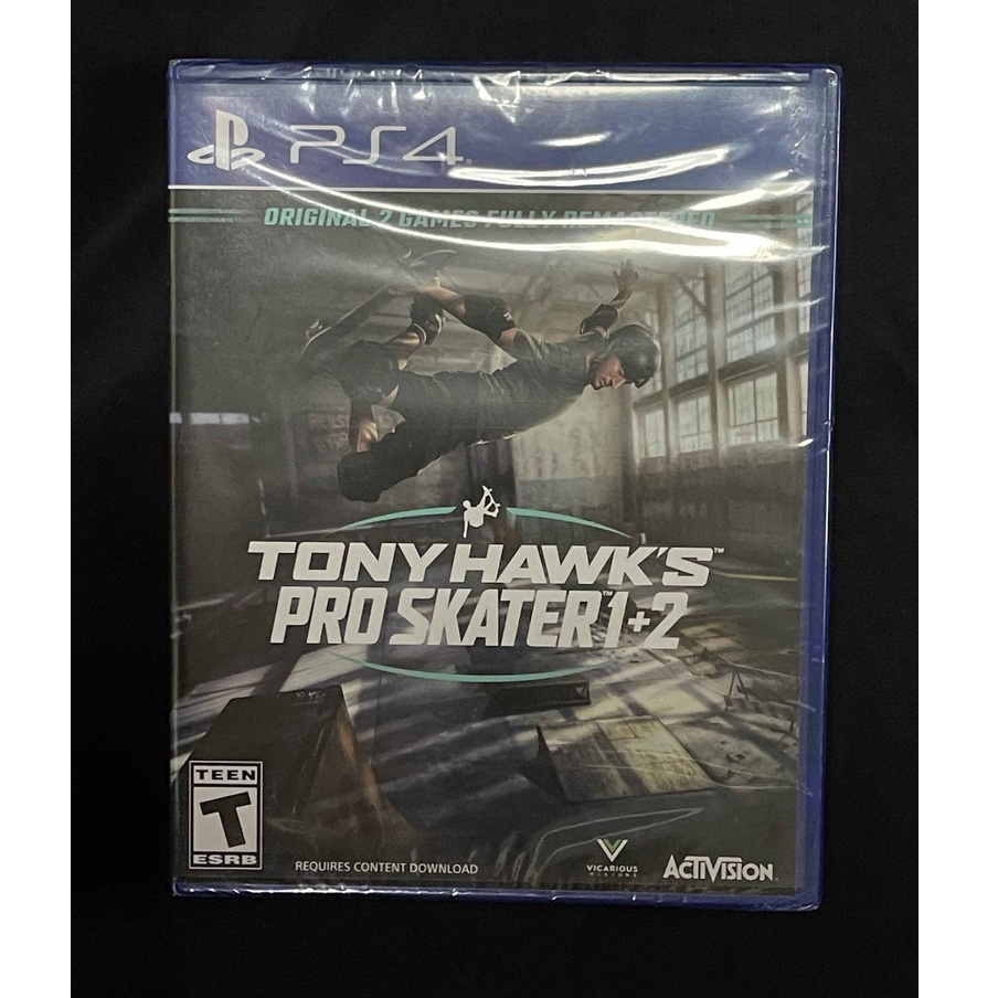 ( แผ่นแท้มือ1 พร้อมส่ง)Tony Hawk's Pro Skater 1+2 Ps4 !!!!! (Ps4 games)(Ps4 game)(แผ่นเกมส์Ps4)(Tony Hawk Ps4)