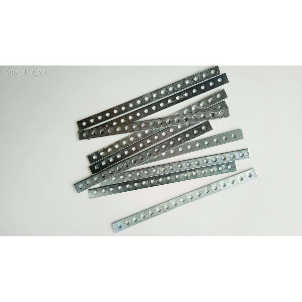 ✖❁♣เหล็กรู หนาชุุบกันสนิม ราคาต่อ 1 เส้นยาว 30CM