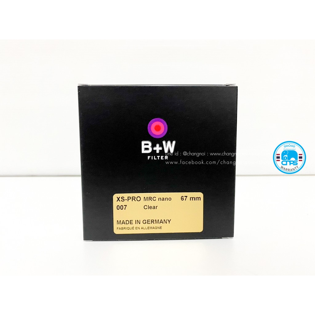 B+W XS-Pro MRC Nano Clear Filter (007M) 67mm (สินค้ามือสอง) | Shopee ...