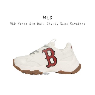 รองเท้า MLB Korea Big Ball Chunky Embo Sneakers 🌵🍄สินค้าพร้อมกล่อง MLBHiEnd