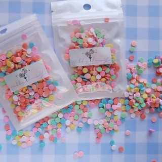 ฟีโม่ ทรงกลม คละสีพาสเทล